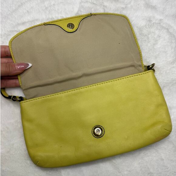 y2k coach mini purse lime wristlet - Picture 3 of 5